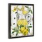 Stupell Industries Farmhouse Fresh Lemon Floater Framed Canvas Wall Art Design by Creatif Belle